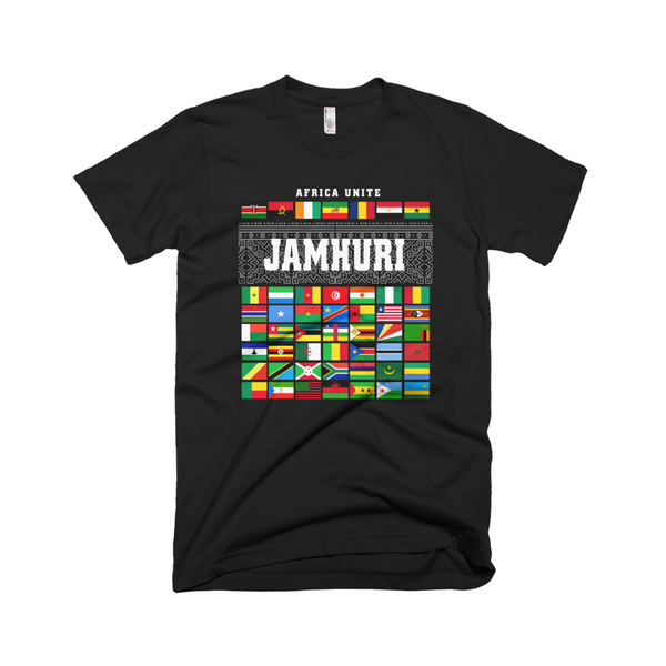 Africa Unite Mens T-shirt - jamhuriwear.com