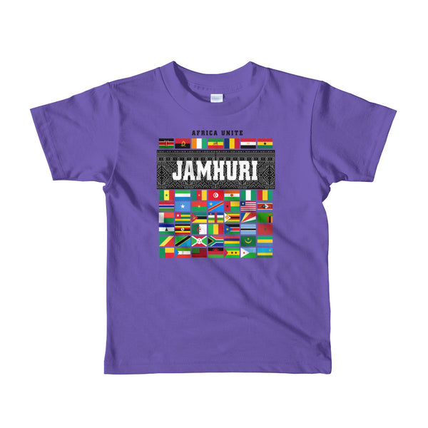 Africa Unite Girls Kids T-shirt - jamhuriwear.com