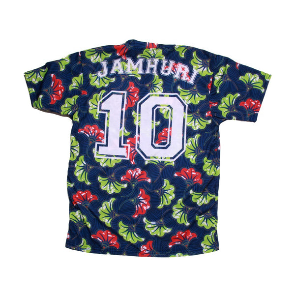 Ankara Blossom No Wax T-shirt - jamhuriwear.com