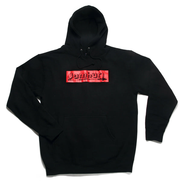 Supremacy Red Box Logo Sweatshirt Hoodie - jamhuriwear.com