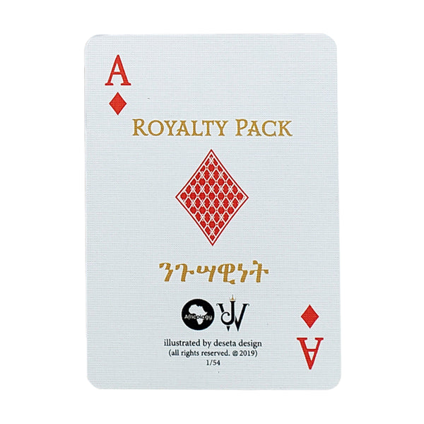 Royalty Pack "Cool Face" Deck Of Cards - jamhuriwear.com