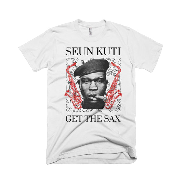 Seun Kuti Get the Sax T-shirt - jamhuriwear.com