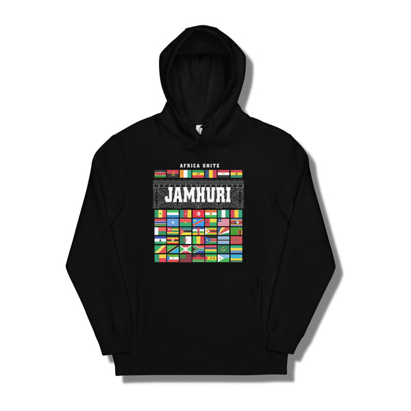 Jamhuri Africa Unite Unisex fashion hoodie - jamhuriwear.com