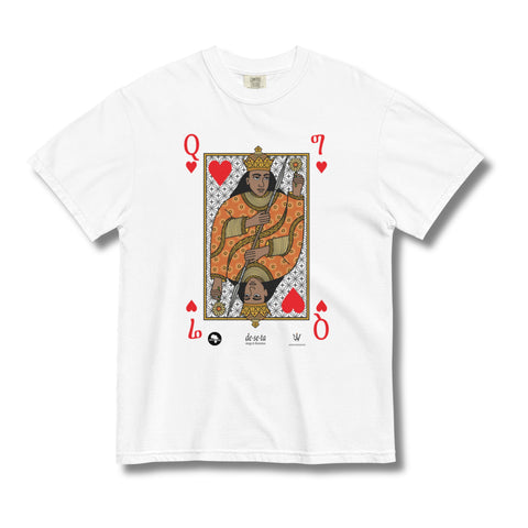 Queen of Hearts Royal Unisex Tee S/S t-shirt - jamhuriwear.com