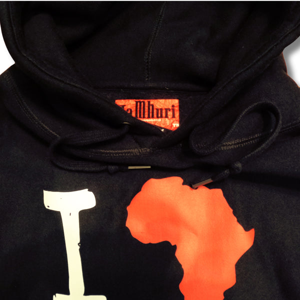 I Africa New York Solid Premium Hooded Sweatshirt
