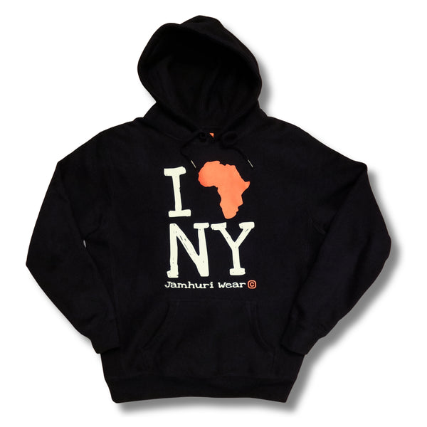 I Africa New York Solid Premium Hooded Sweatshirt