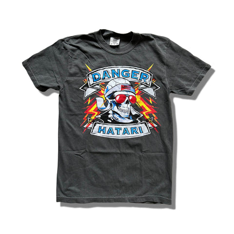 Jamhuri Danger Hatari Skull & Bolts S/Sleeve Unisex T-Shirt - jamhuriwear.com