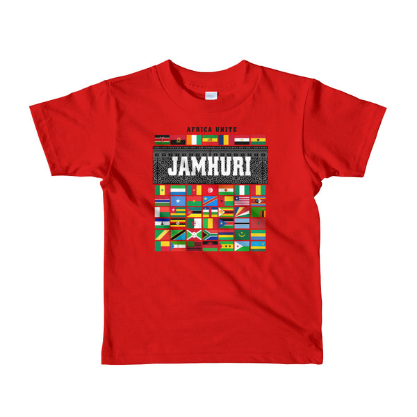 Africa Unite Boys Kids T-shirt - jamhuriwear.com