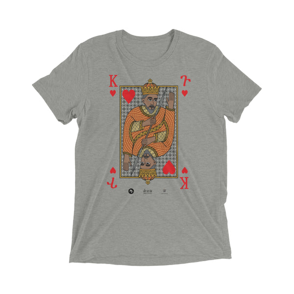 Black King of Hearts Royal Tee Mens S/S t-shirt - jamhuriwear.com