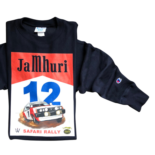 Safari Rally Champion Crew Sweatshirt - jamhuriwear.com